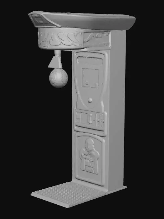 3D model for Boxing Arcade Machine