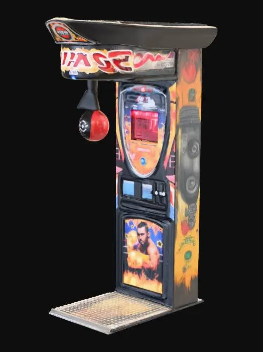 3D model for Boxing Arcade Machine