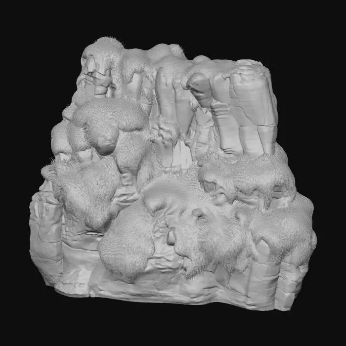 3D model for I want 3d assets for a kinda realistic game i wand a grass cliff with stone and grass that can conect to that grass rock