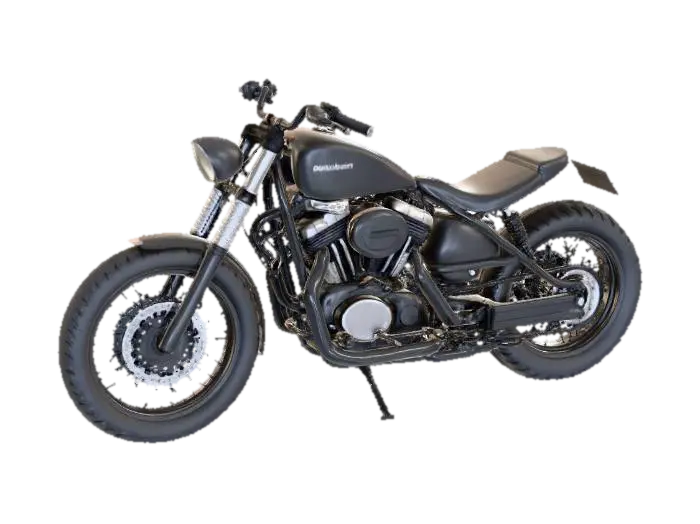 Modelo 3D de Harley Davidson bobber - Style, generado por IA