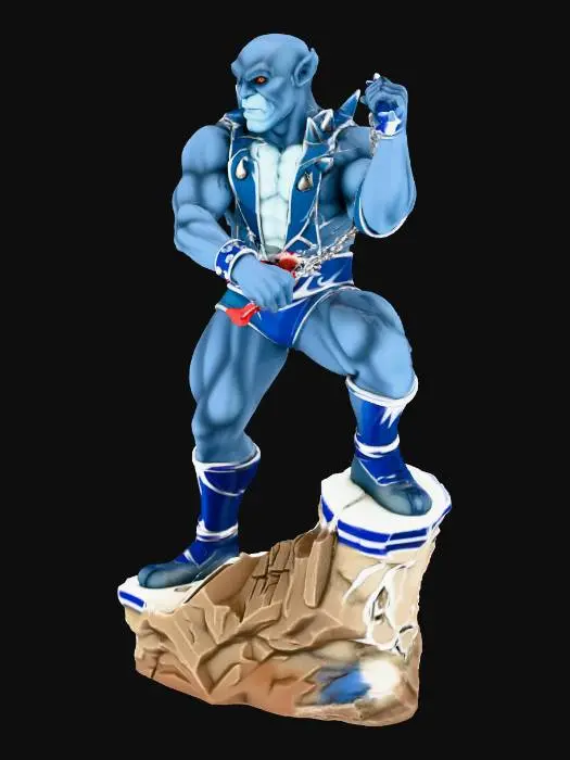 3D model for Warrior on a Rock