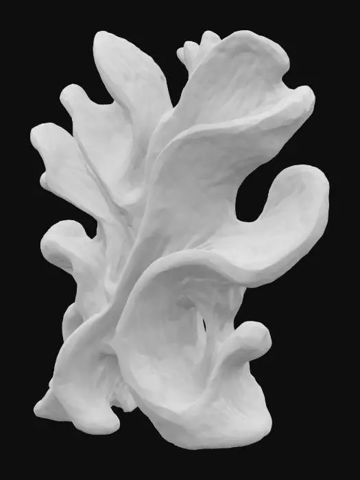 3D model for Bioluminescent Alien Coral Sculpture