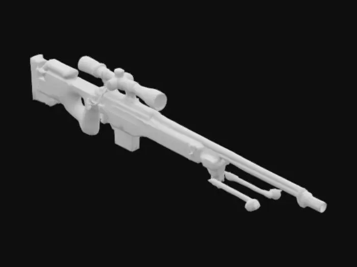 3D model for Sniper Rifle