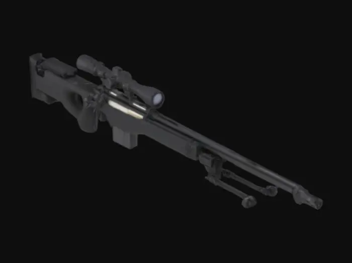 3D model for Sniper Rifle