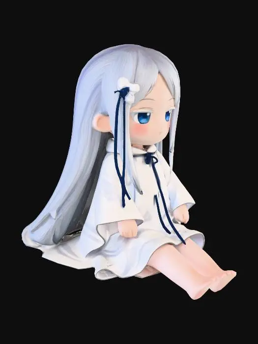 3D model for anime+doll+3d+model