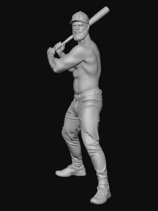 3D model for Baseball Power Stance
