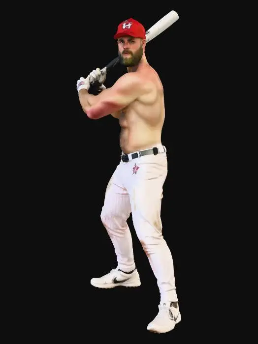 3D model for Baseball Power Stance
