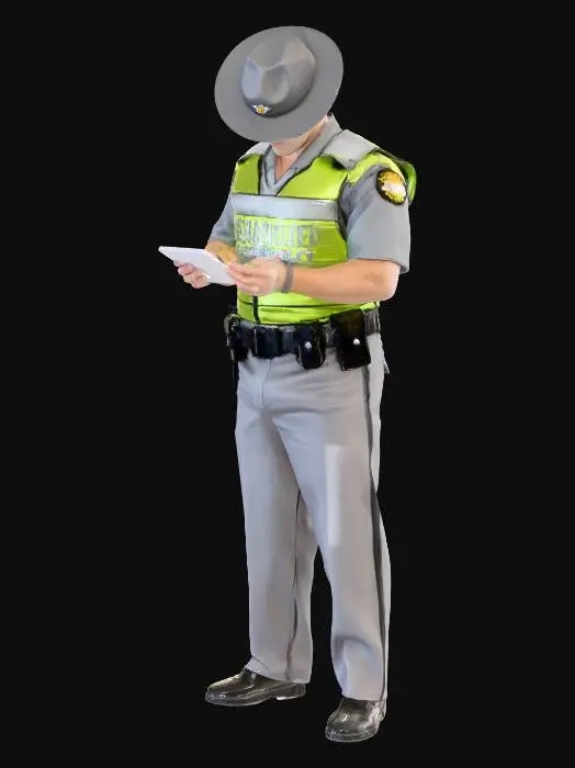3D model for Officer at Work