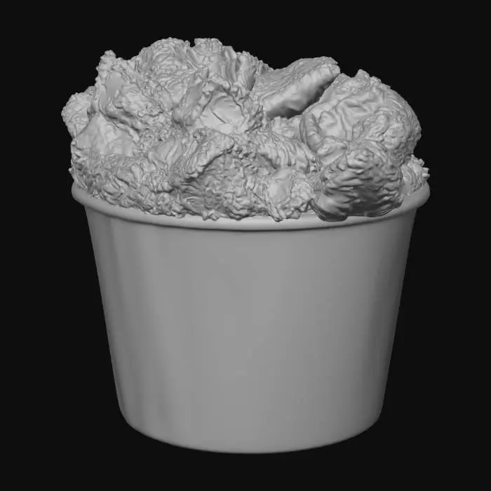 3D model for KFC Fried Chicken Bucket