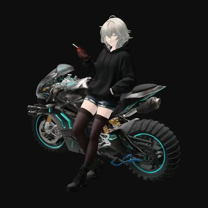 3D model for Neon Shadow Rider