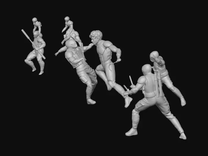 3D model for Cyborg Clash in the Park
