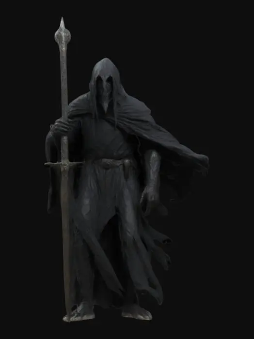3D model for crea un immagine iperrealistica dei Nazgul del libro il signore degli anelli