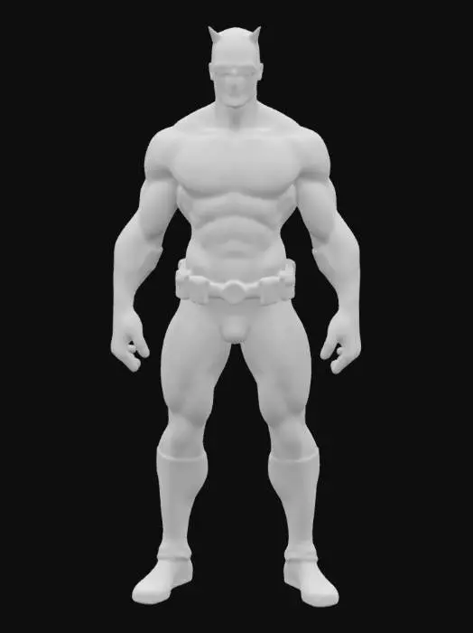 3D model for crea un immagine iperrealistico di Daredevil Marvel comics