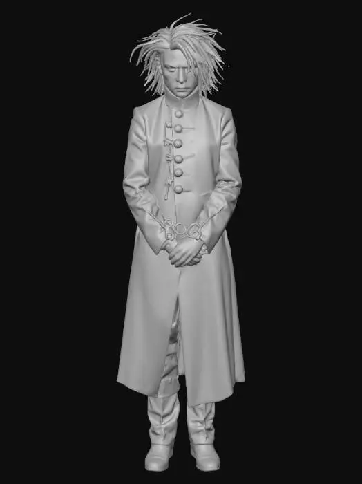 3D model for crea un immagine di Edward mani di forbice del film di Tim Burton metti in evidenza l'aspetto del personaggio