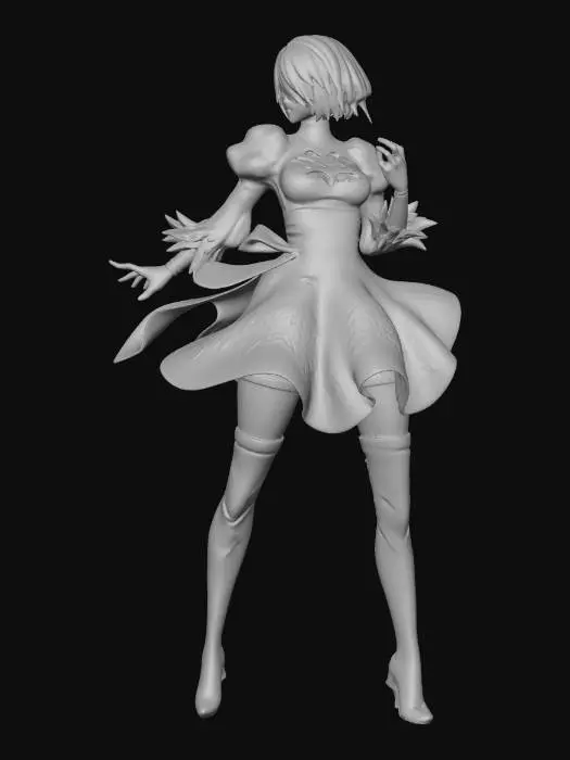 3D model for 2B | Android Warrior