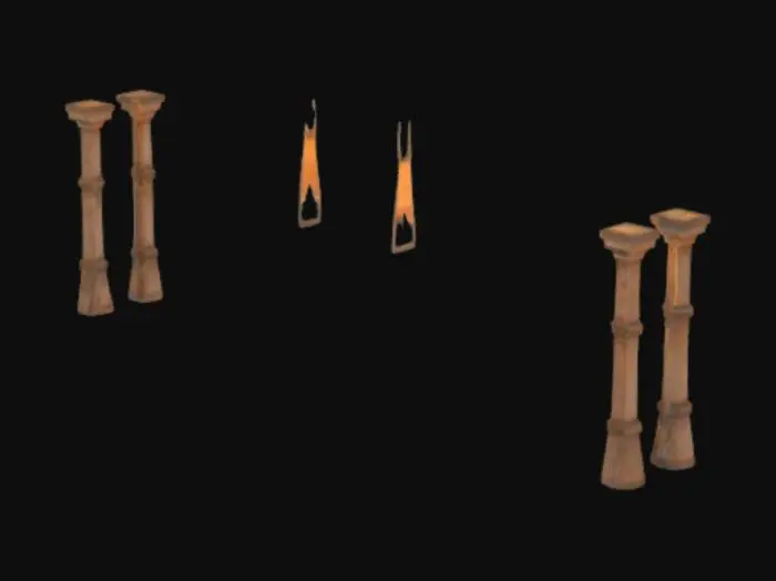 3D model for Deserted Arena