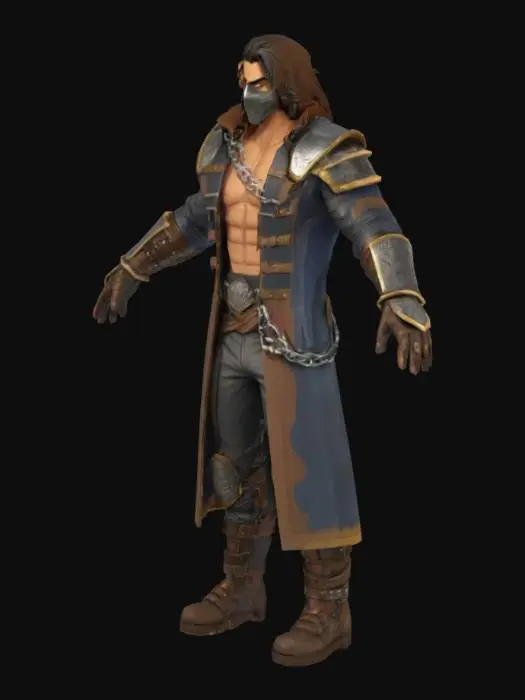 3D model for Masked Warrior