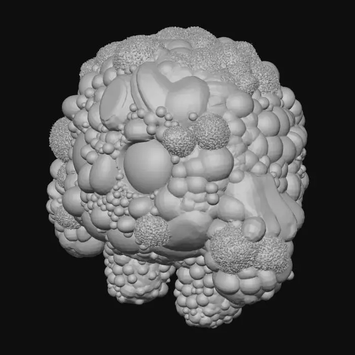 3D model for small golem rock, fantaisie/JDR