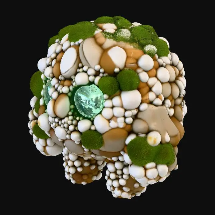 3D model for small golem rock, fantaisie/JDR