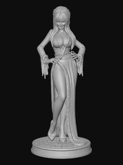 3D model for Glamorous Gothic Figurine