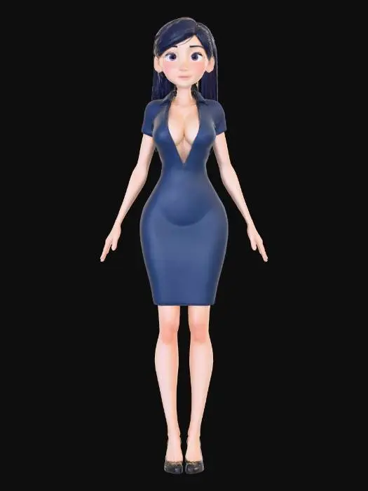 3D model for Animated Elegance