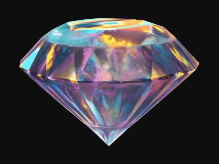 3D model for Prismatic Gemstone