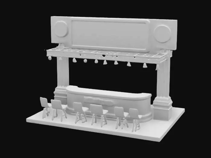 3D model for  Neon Art Marketplace Showcase Booth