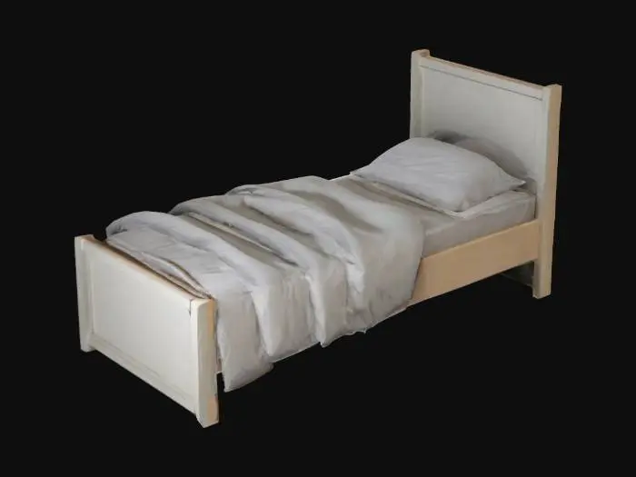 3D model for small simple bed