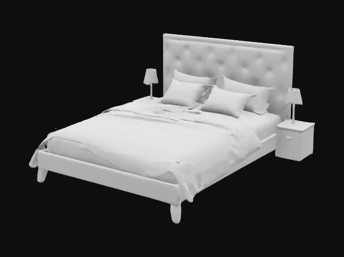 3D model for a bed