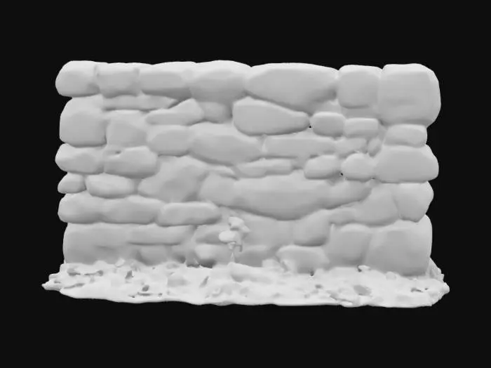 3D model for wall