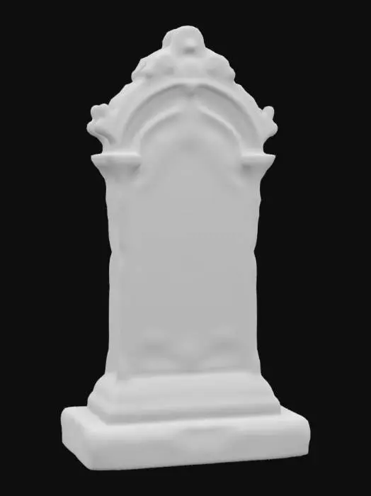 3D model for tombstone
