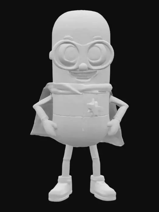 3D model for Mucinex mascot  