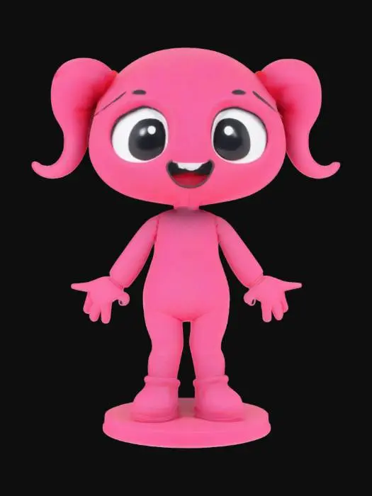 3D model for squid game doll