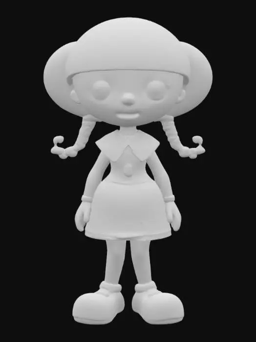 3D model for squid game doll