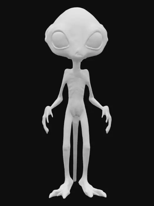 3D model for alien