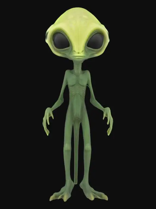 3D model for alien