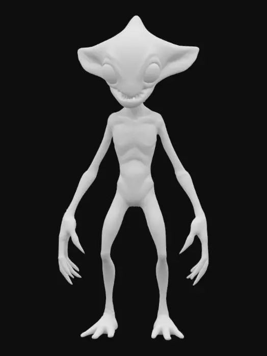 3D model for alien