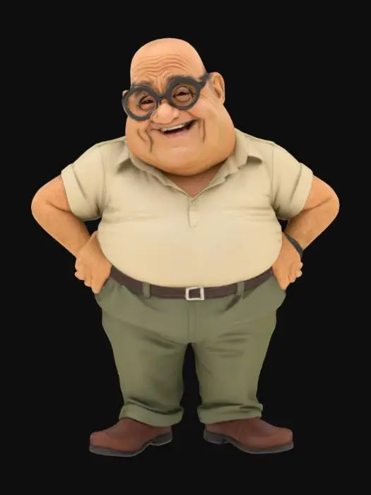 3D model for Danny DeVito