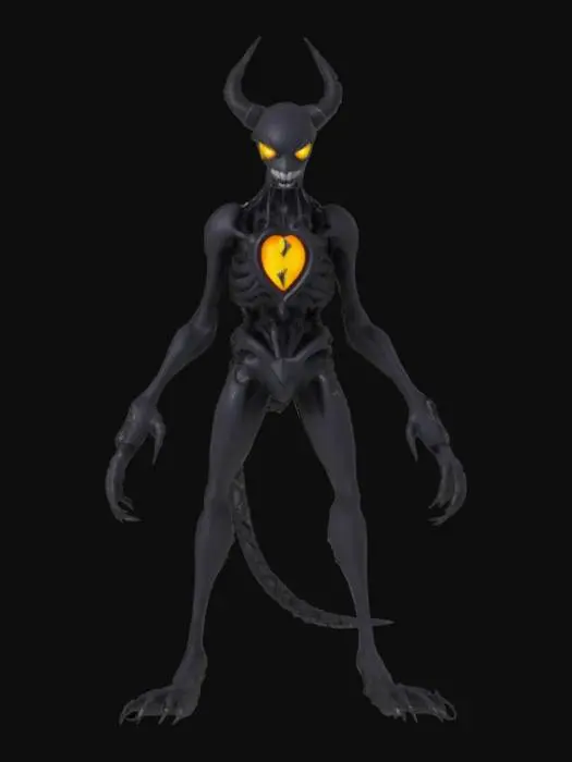 3D model for Heartless from Kingdom Hearts