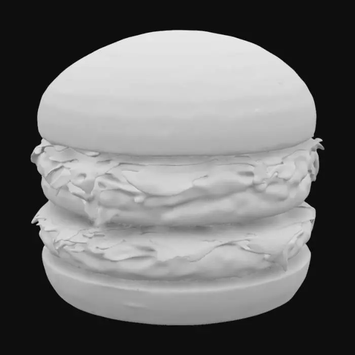 3D model for Triple Bacon Cheeseburger Deluxe