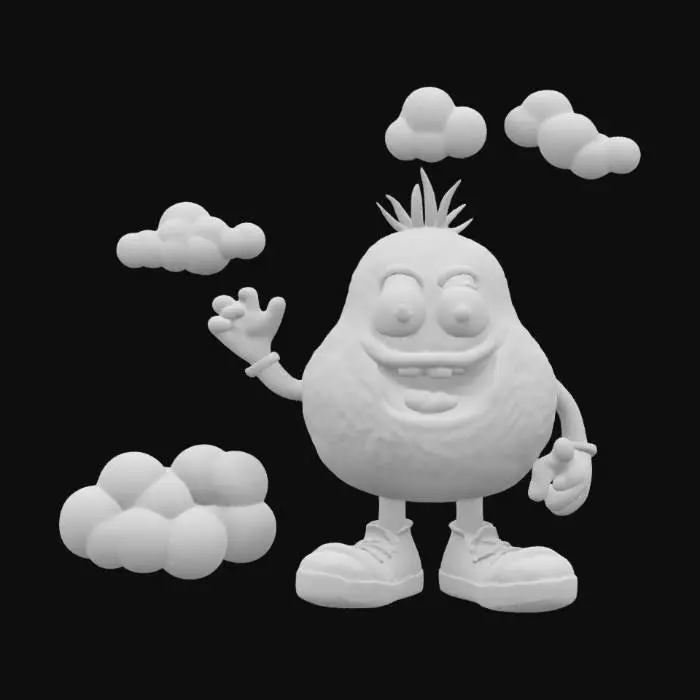 3D model for Mucinex mascot  