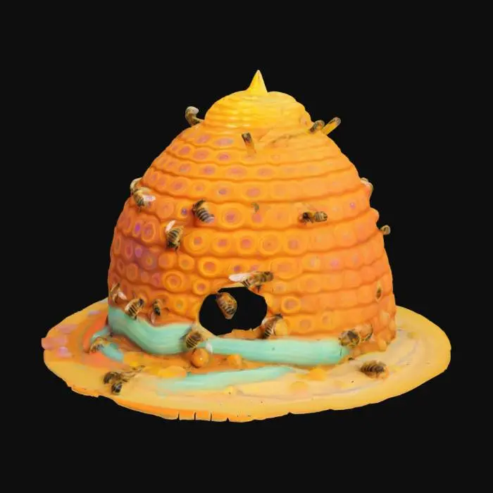 3D model for a trippy beehive