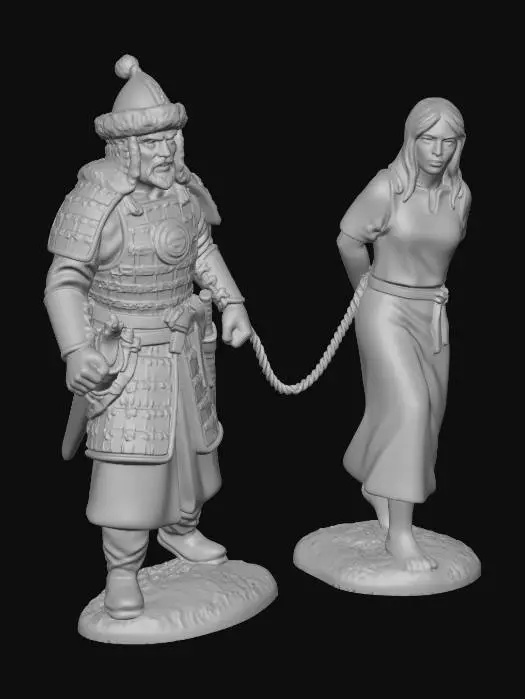 3D model for The Warlord and the Captive