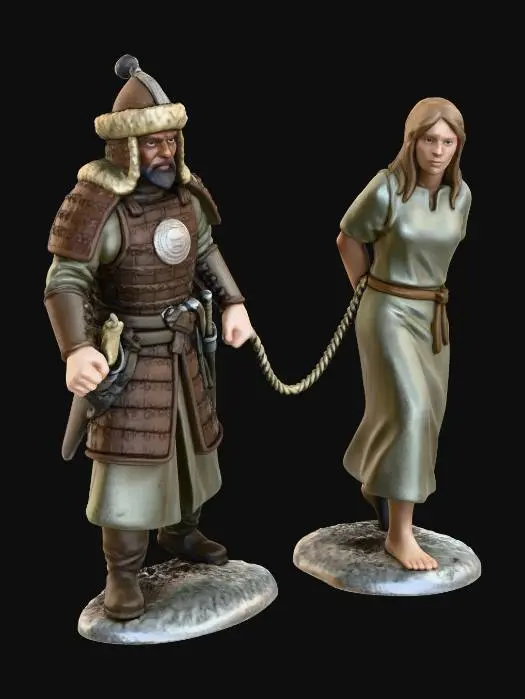 3D model for The Warlord and the Captive