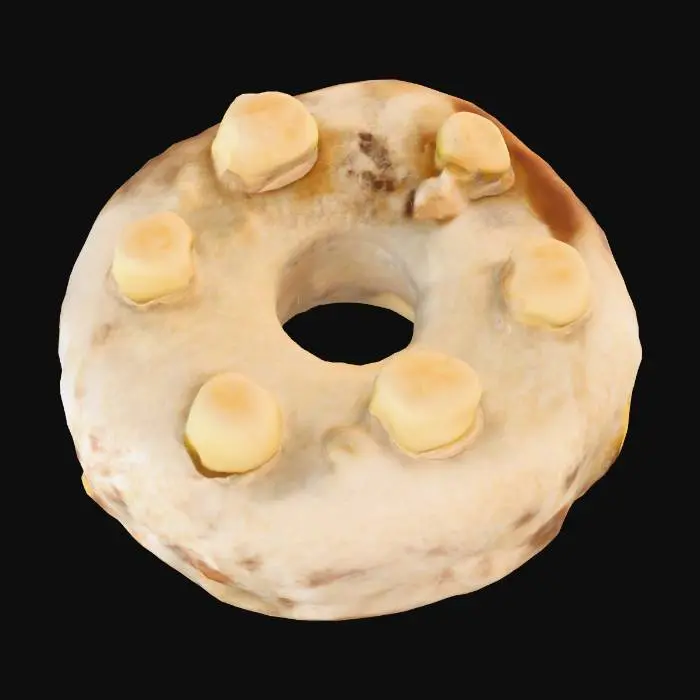 3D model for Creamy Delight Donut