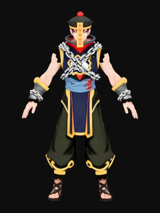 3D model for Mystic Warrior