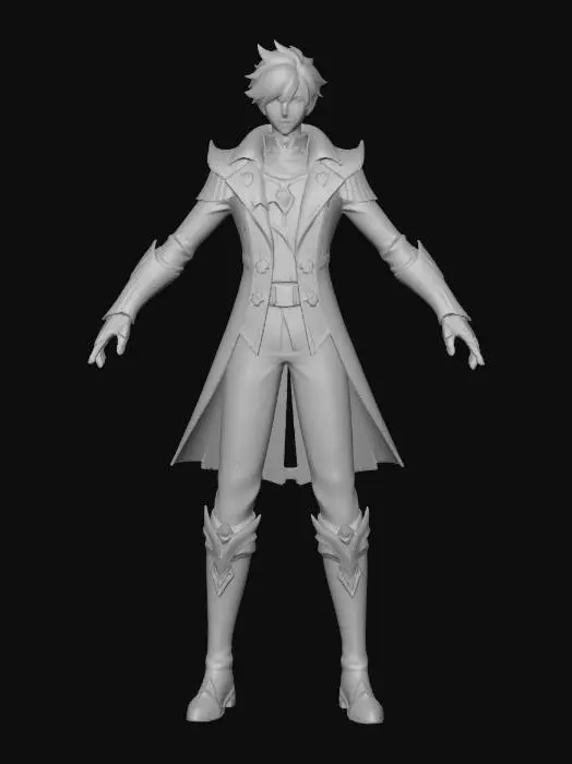 3D model for Heroic Adventurer