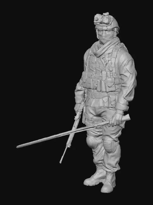 3D model for Warrior of Light