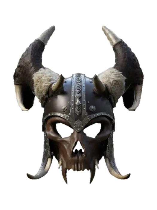Horned Enigma Helmet par GAMEBR0VIP — réalisé avec le générateur 3D IA Meshy, téléchargement gratuit FBX OBJ GLB STL