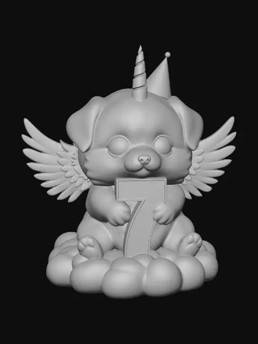 3D model for Puppy Party Angel 1